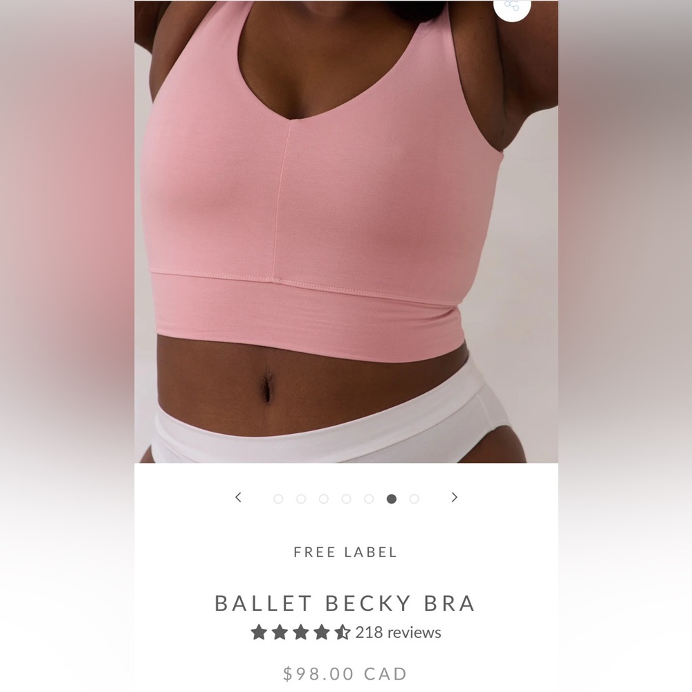 M - Free Label Becky bra in burgundy
